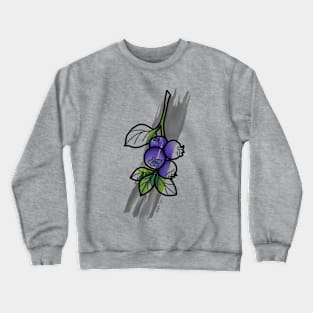 Blueberry Art Crewneck Sweatshirt